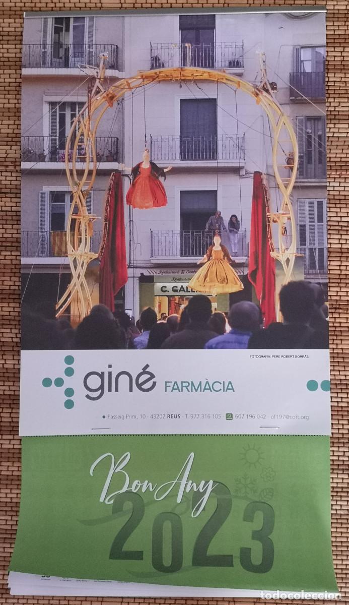 Coleccionismo calendarios: CALENDARIO DE PARED A&Ntilde;O 2023 - REUS FARMACIA GIN&Eacute;