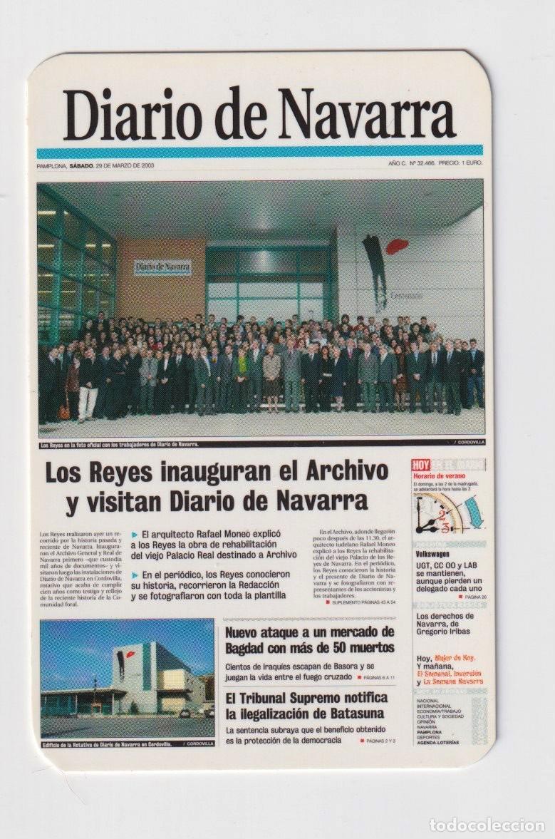 Sammeln von Kalendern: CALENDARIO DE A&Ntilde;O 2004 EN PUBLICIDAD DE DIARIO DE NAVARRA EN ESPA&Ntilde;OL