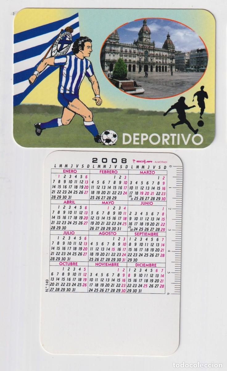 Coleccionismo Calendarios: CALENDARIO DE FUTBOL DEPORTIVO LA CORU&Ntilde;A DE EDIJA N&ordm;149 A&Ntilde;O 2008 SIN PUBLICIDAD EN ESPA&Ntilde;OL