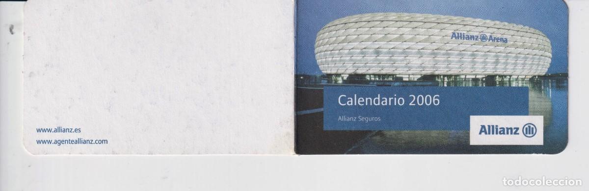 Coleccionismo Calendarios: CALENDARIO PUBLICIDAD SEGUROS ALIANZ DE A&Ntilde;O 2006