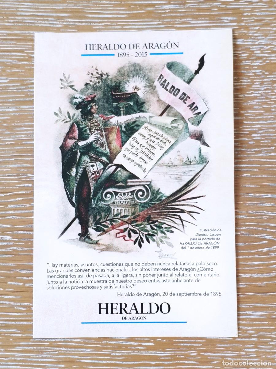 Coleccionismo Calendarios: CALENDARIO TAMA&Ntilde;O POSTAL - A&Ntilde;O 2015 - HERALDO DE ARAG&Oacute;N - PERI&Oacute;DICO DIARIO