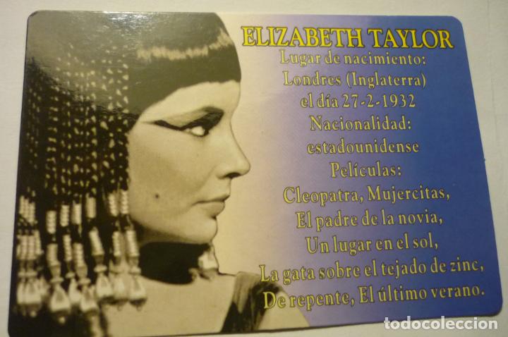 Coleccionismo Calendarios: calendario cine elizabeth taylor 2004