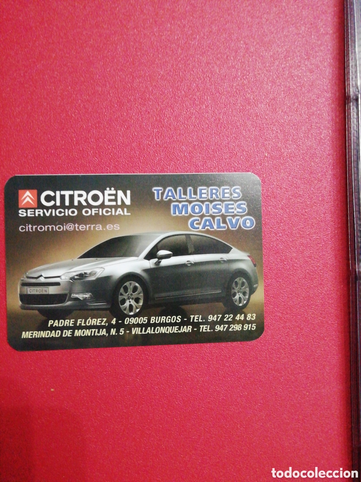 Coleccionismo Calendarios: Talleres Moises calvo a&ntilde;o 2009