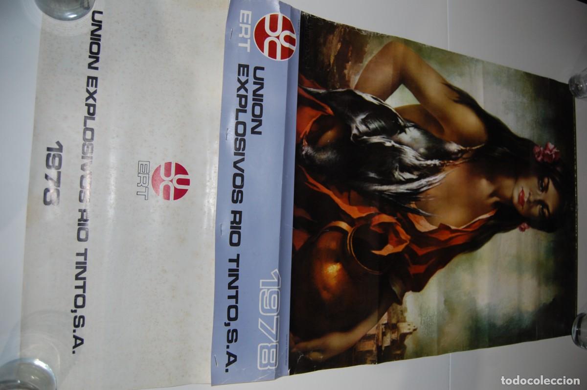 Coleccionismo Calendarios: ANTIGUO CALENDARIO DE PARED - UNION EXPLOSIVOS RIO TINTO S.A. - A&Ntilde;O 1978 - SIN USAR