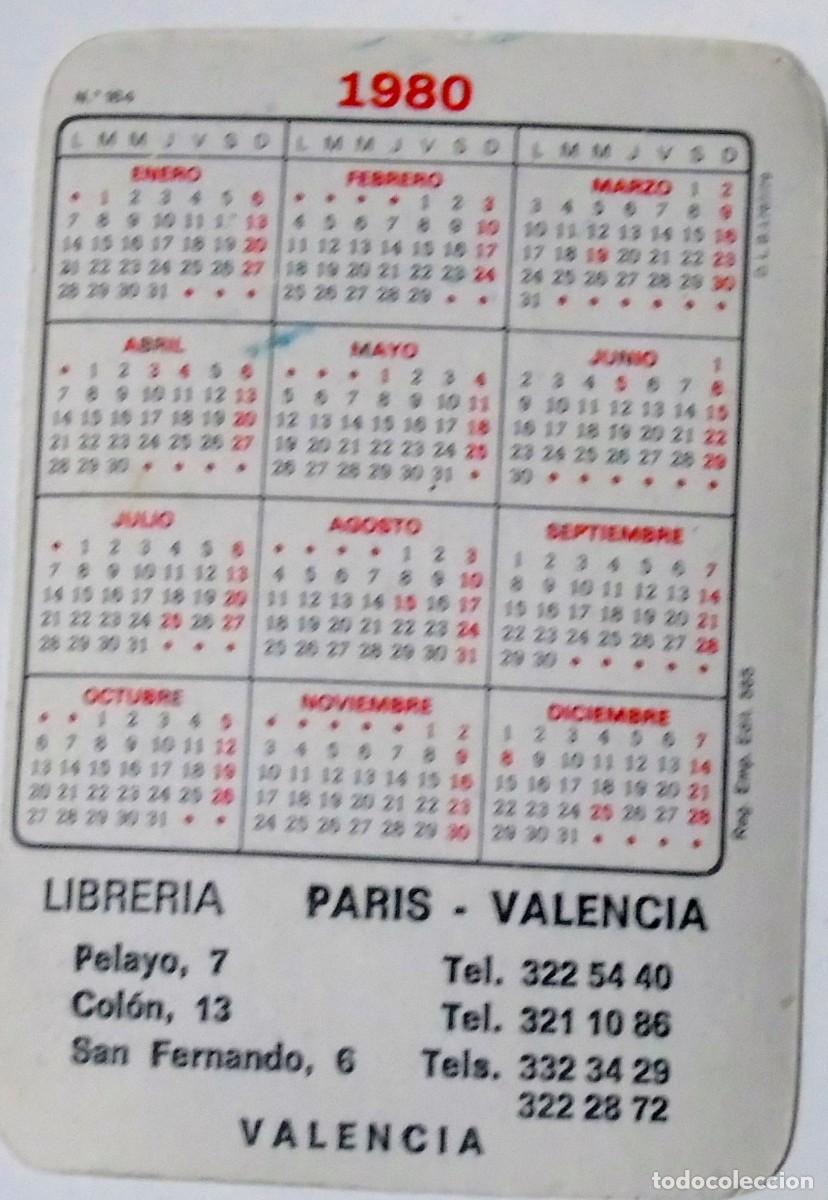 Coleccionismo calendarios: CALENDARIO 1980 - Foto 2