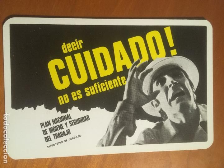 Collectables Calendars: fournier plan nacional trabajo cuidado calendario original 1972 perfecto estado