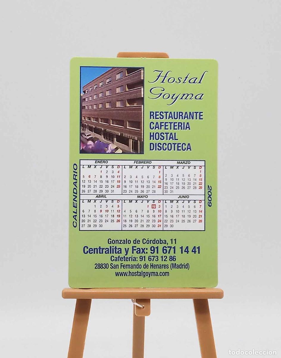 Collectables Calendars: Calendario de bolsillo - 2009 - Publicitario - Hostal Goyma - San Fernando de Henares