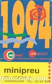 Collezionismo Calendari: calendario bolsillo - minipreu - tarragona - a&ntilde;o 1994 - nuevo