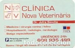 Collezionismo Calendari: calendario bolsillo - clinica nova veterinaria - tarragona - a&ntilde;o 2003 - nuevo