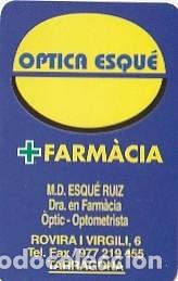 Collezionismo Calendari: calendario bolsillo - farmacia esque - tarragona - a&ntilde;o 2005 - nuevo