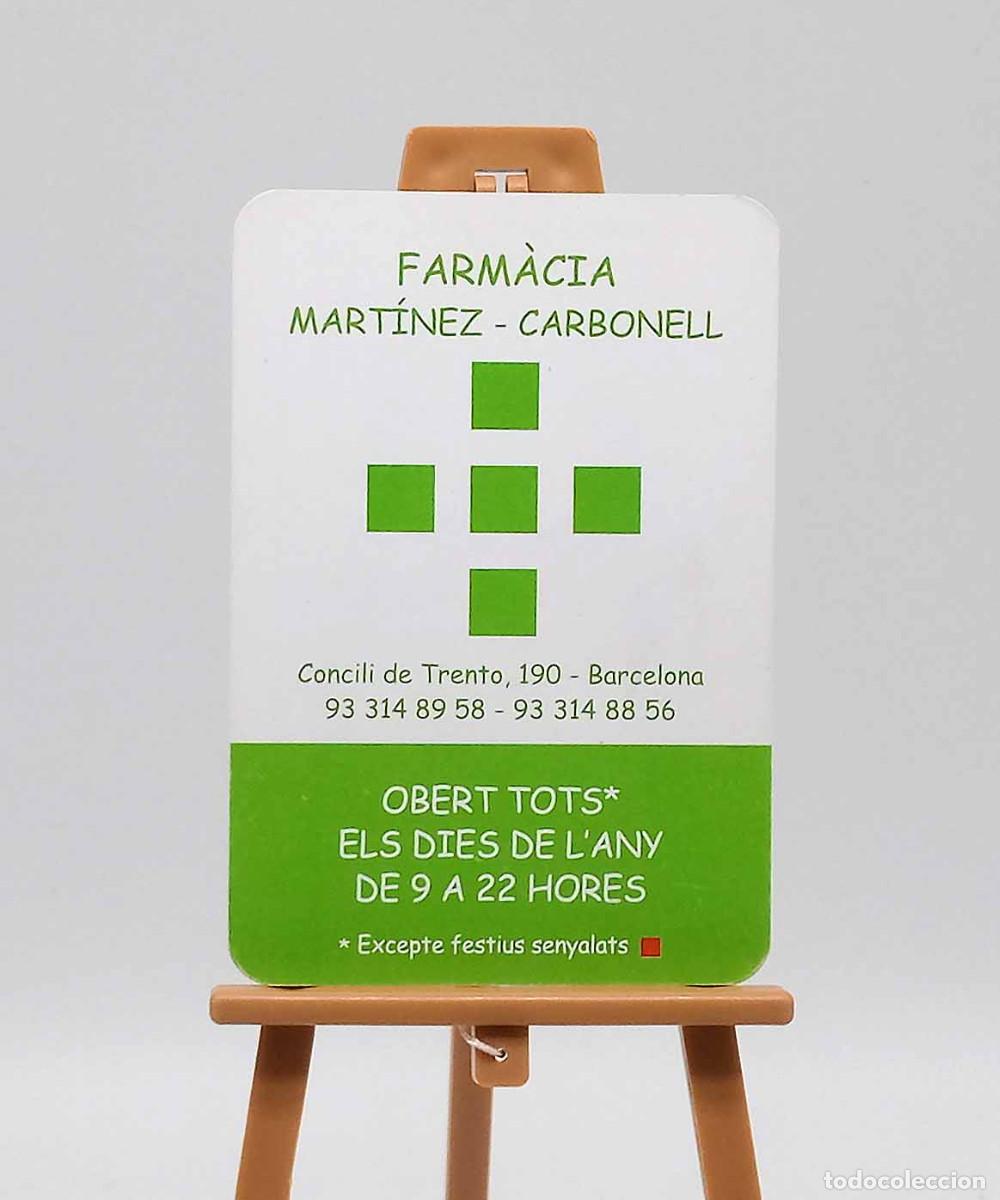 Coleccionismo calendarios: Calendario de bolsillo - 2010 - Publicitario - Farmacia Mart&iacute;nez Carbonell - Barcelona