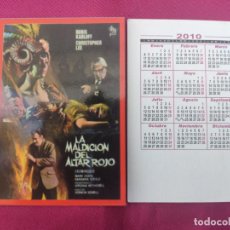 Coleccionismo Calendarios: CALENDARIO PUBLICITARIO DE BOLSILLO . CINE. 2010. LA MALDICION DEL ALTAR ROJO.. Lote 389877629