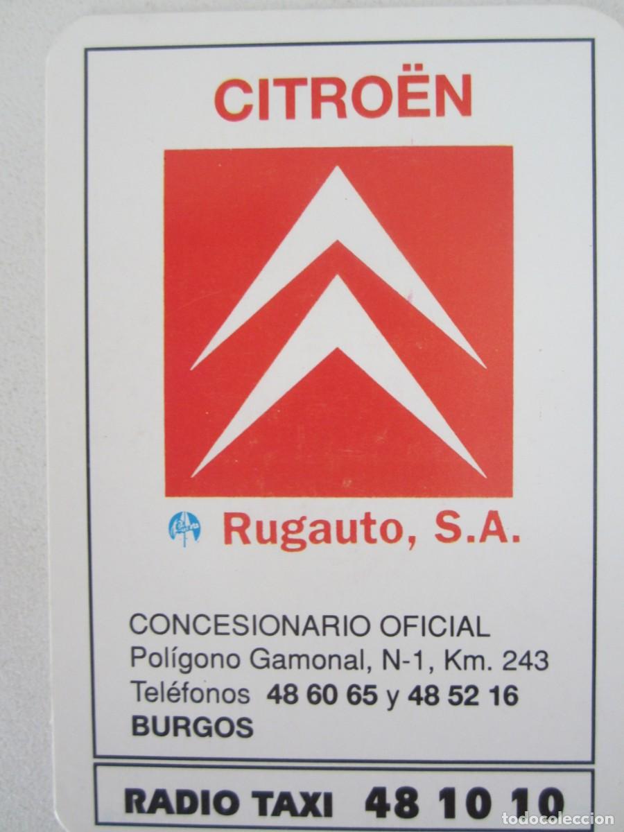 Coleccionismo Calendarios: Calendario Radio Taxi Citroen Burgos 1995