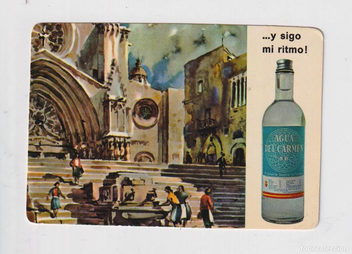 Coleccionismo Calendarios: CALENDARIO DE A&Ntilde;O 1972 CON PUBLICIDAD DE AGUA DEL CARMEN TARRAGONA