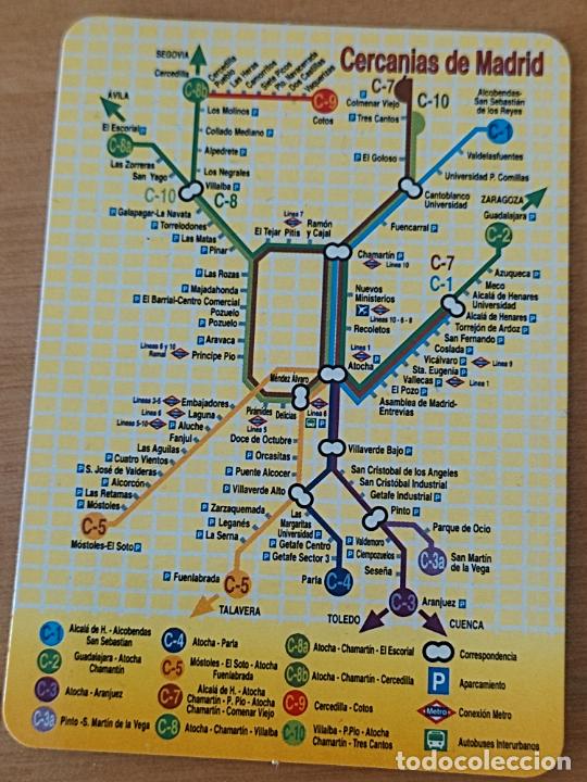 Collectables Calendars: METRO CERCANIAS RENFE MADRID PLANO CALENDARIO 2006 SALA PARLA PUBLICIDAD USADO