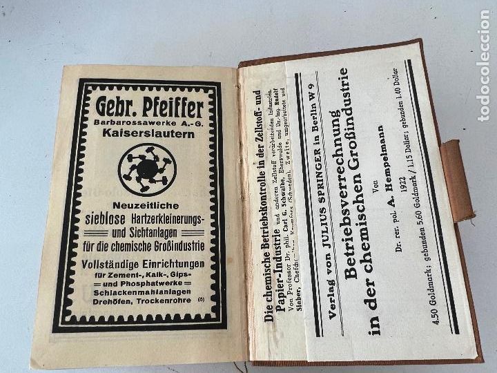 Coleccionismo calendarios: CHEMIKER KALENDER I DE 1924 - Foto 12