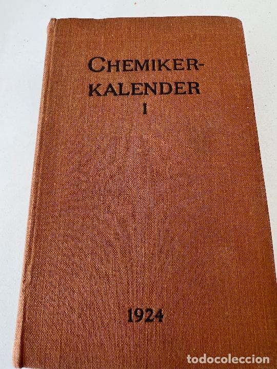 Coleccionismo calendarios: CHEMIKER KALENDER I DE 1924 - Foto 1