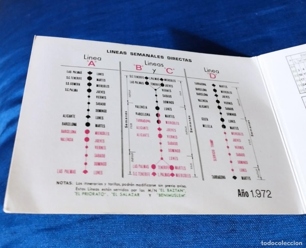 Coleccionismo calendarios: Tr&iacute;ptico calendario de 1972 - Foto 3