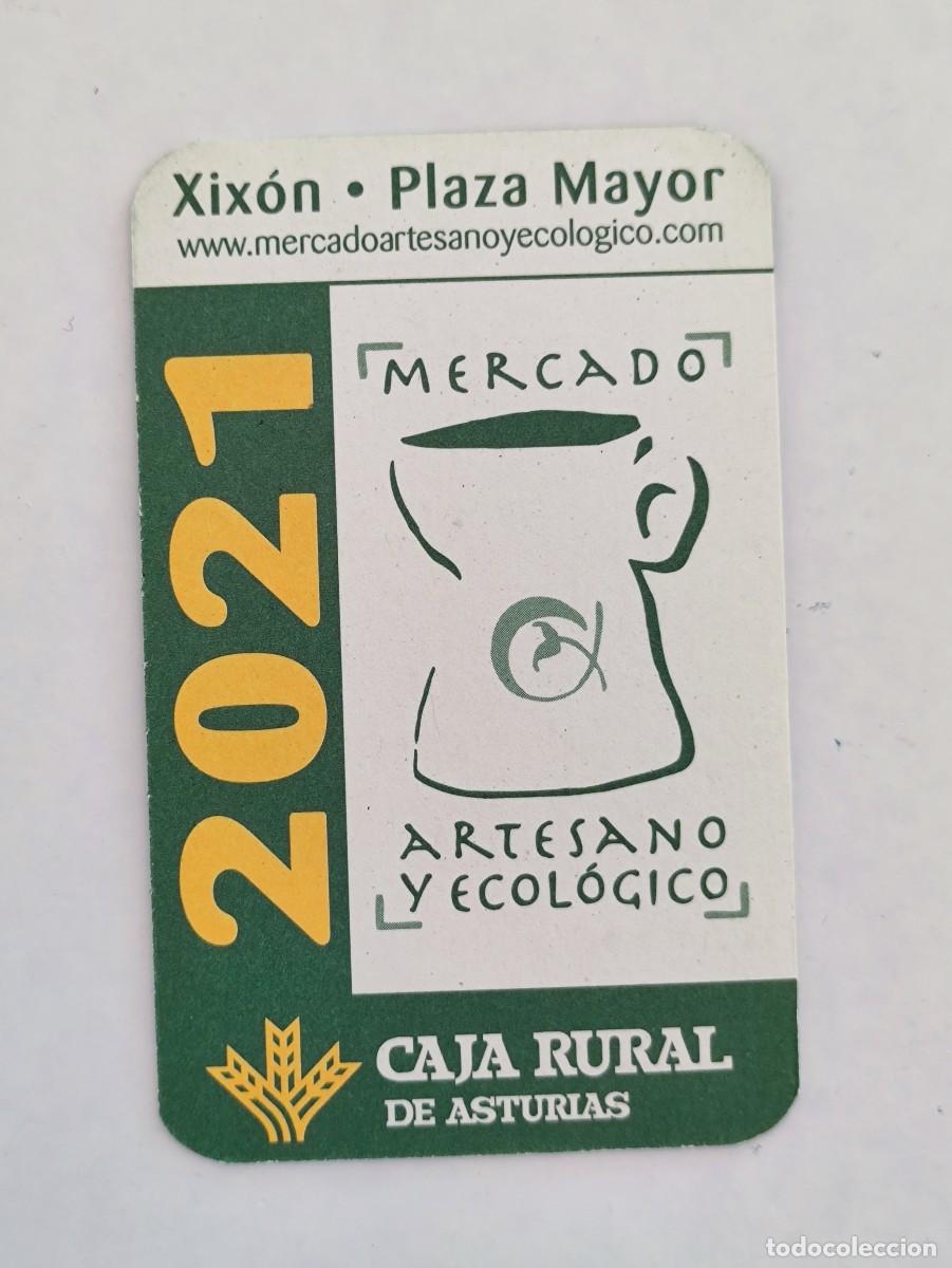 Coleccionismo Calendarios: CALENDARIO BOLSILLO 2021 - MERCADO ARTESANO ECOLOGICO / CAJA RURAL DE ASTURIAS - GIJON ASTURIAS