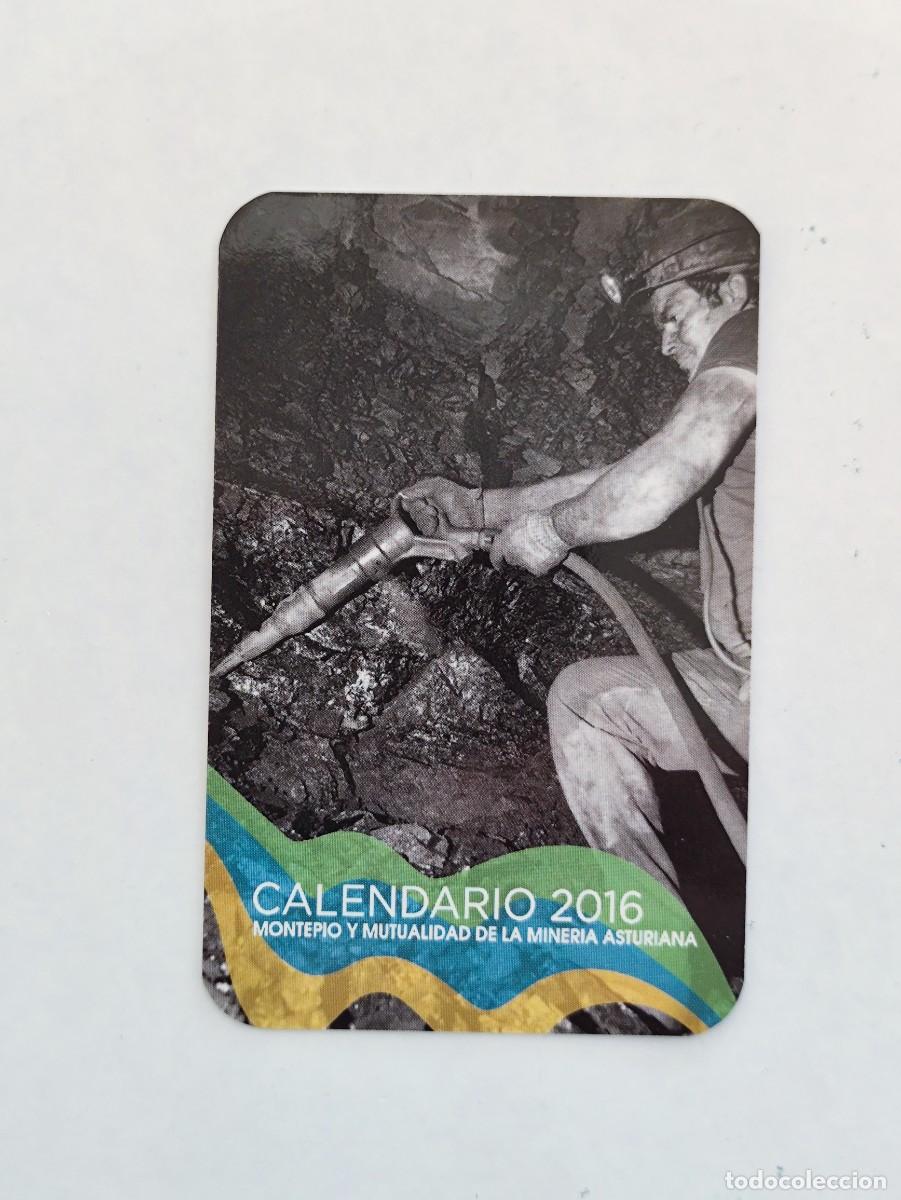 Collectionnisme Calendriers: CALENDARIO BOLSILLO 2016 - MONTEPIO Y MUTIALIDAD DE LA MINERIA ASTURIANA - ASTURIAS