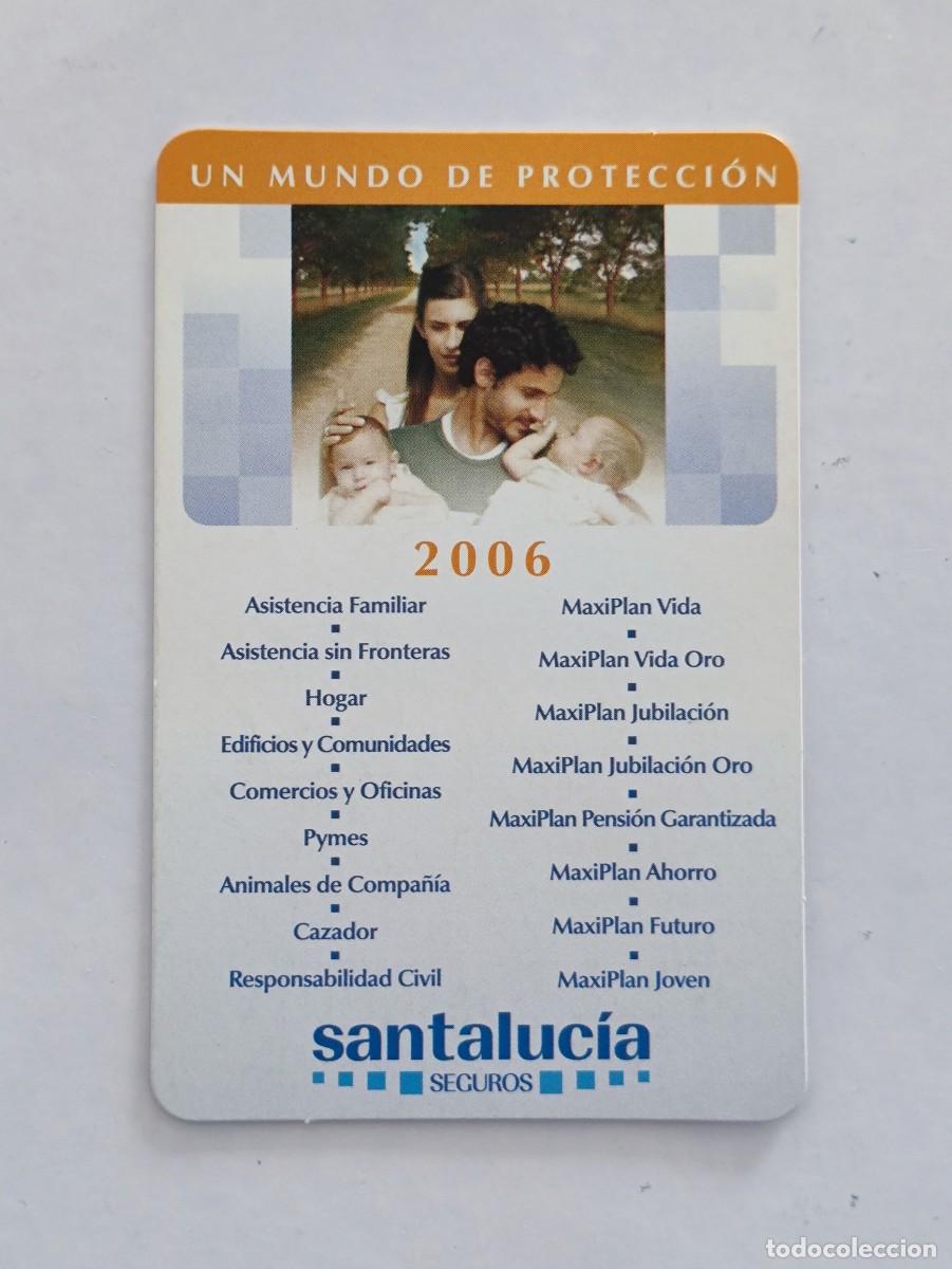 Coleccionismo calendarios: CALENDARIO BOLSILLO 2006 - SANTA LUCIA SEGUROS