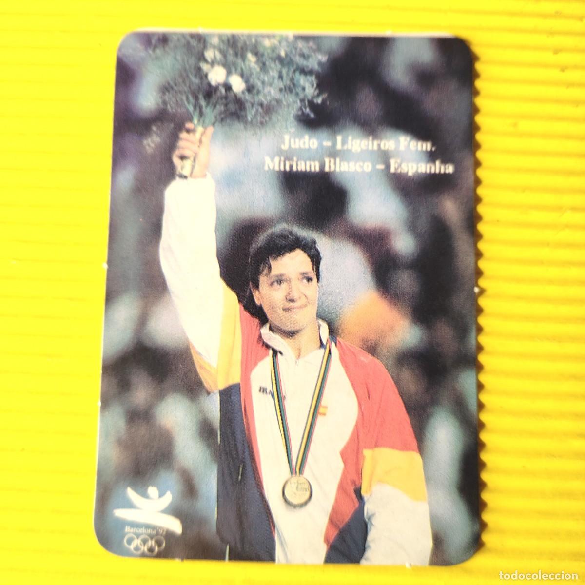 Coleccionismo calendarios: CALENDARIO ARTES MARCIALES * JUDO * MIRIAM PLASCO ESPA&Ntilde;A * XXV JUEGOS OLIMPICOS ** 1993 ** PORTUGAL