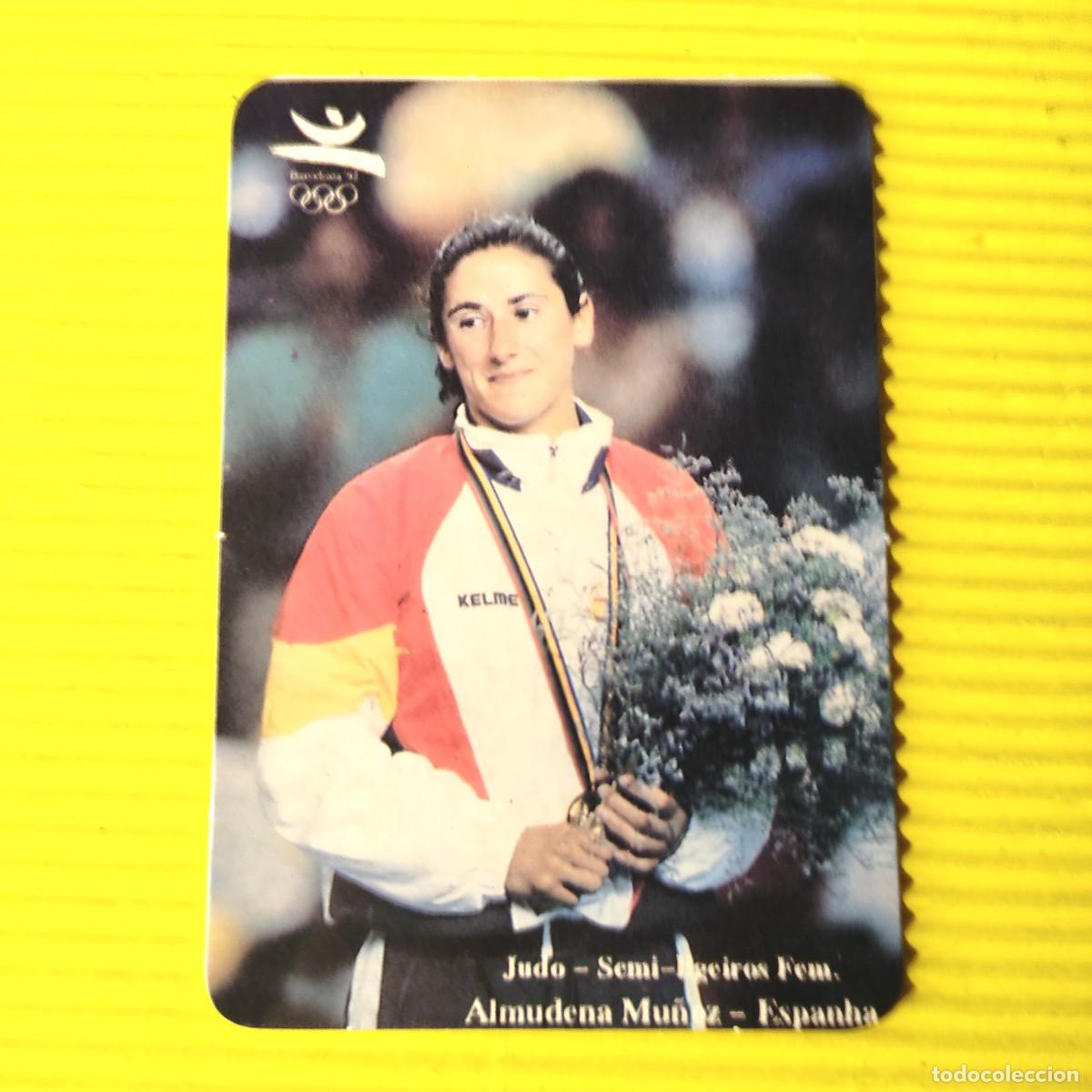 Coleccionismo calendarios: CALENDARIO ARTES MARCIALES * JUDO * ALMUDENA MU&Ntilde;OZ * ESPA&Ntilde;A * XXV JUEGOS OLIMPICOS * 1993 * PORTUGAL