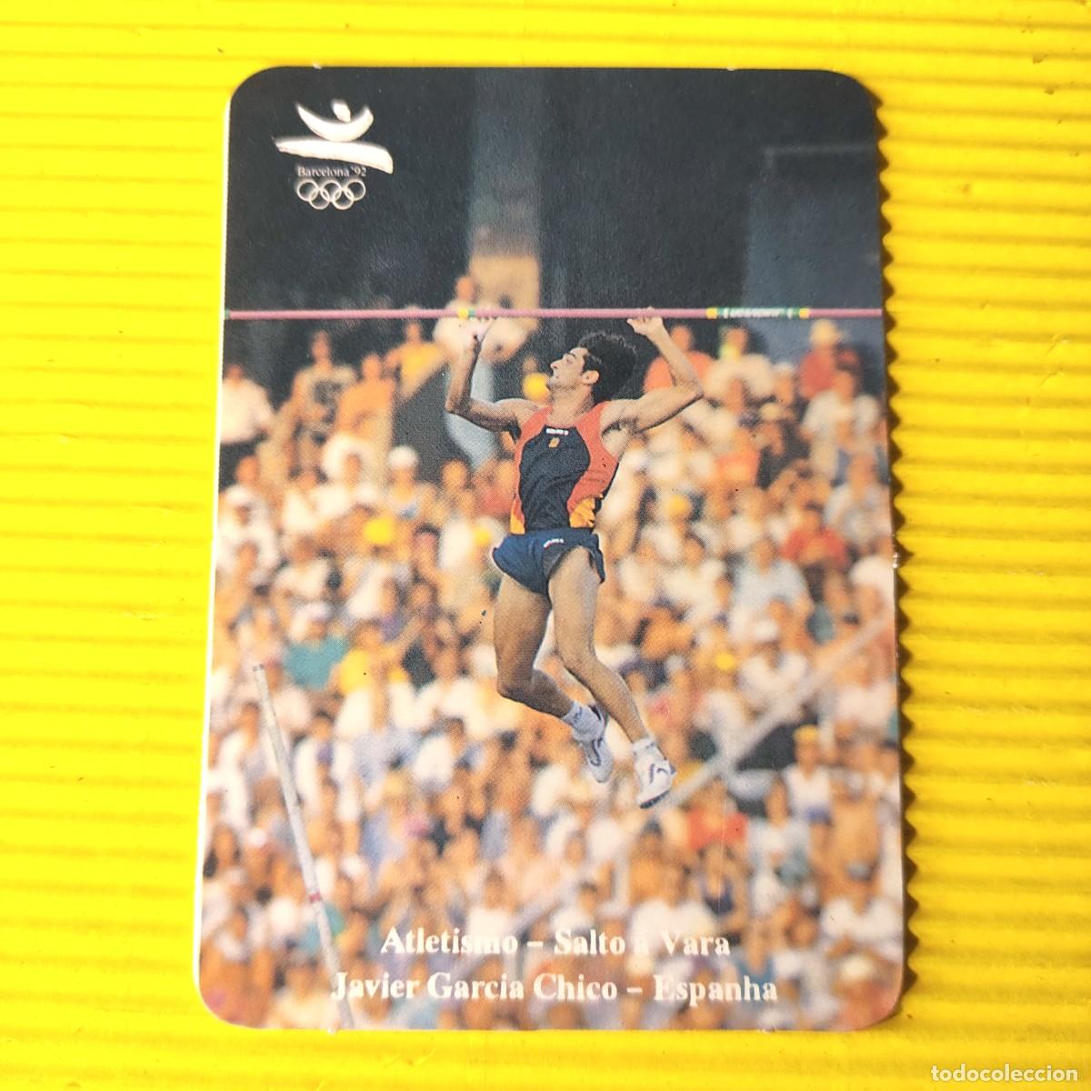 Coleccionismo calendarios: CALENDARIO ATLETISMO * JAVIER GACIA * ESPA&Ntilde;A * XXV JUEGOS OLIMPICOS * 1993 * PORTUGAL