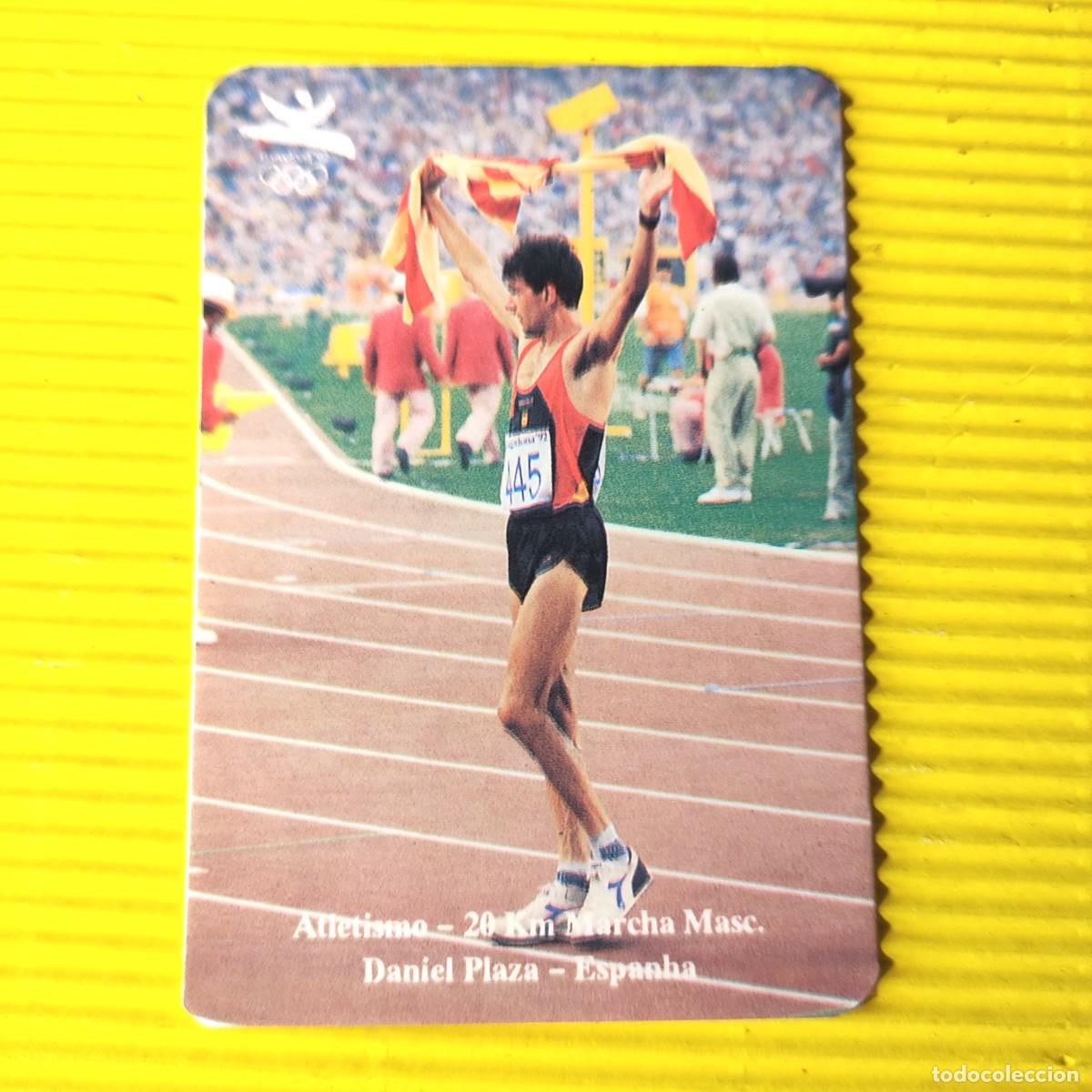 Coleccionismo calendarios: CALENDARIO ATLETISMO * DANIEL PLAZA * ESPA&Ntilde;A * XXV JUEGOS OLIMPICOS * 1993 * PORTUGAL