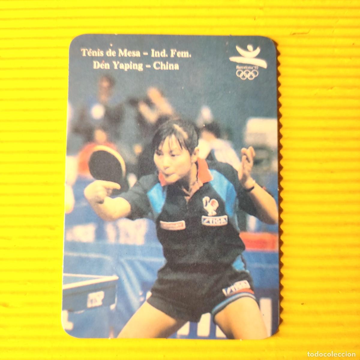 Coleccionismo calendarios: CALENDARIO ATLETISMO * TENIS DE MESA CHINA * XXV JUEGOS OLIMPICOS * 1993 * PORTUGAL