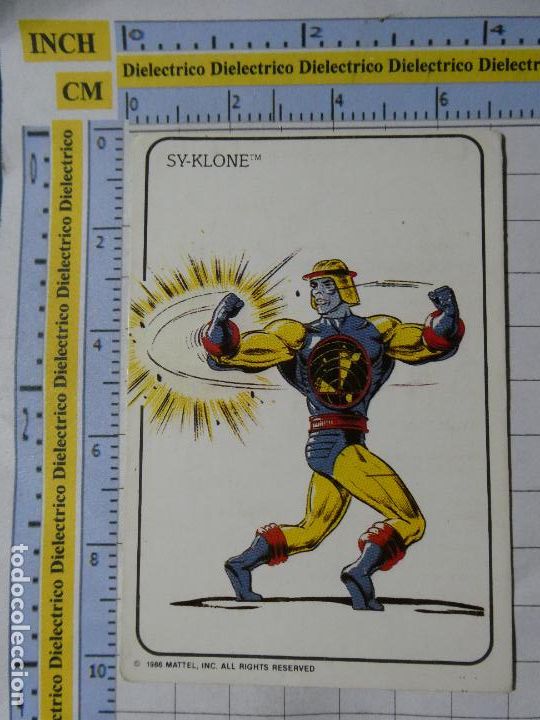 Colecionismo Calend&aacute;rios: CALENDARIO DE BOLSILLO. A&Ntilde;O 1986. MASTERS DEL UNIVERSO. SY-KLONE DIBUJOS ANIMADOS. 147