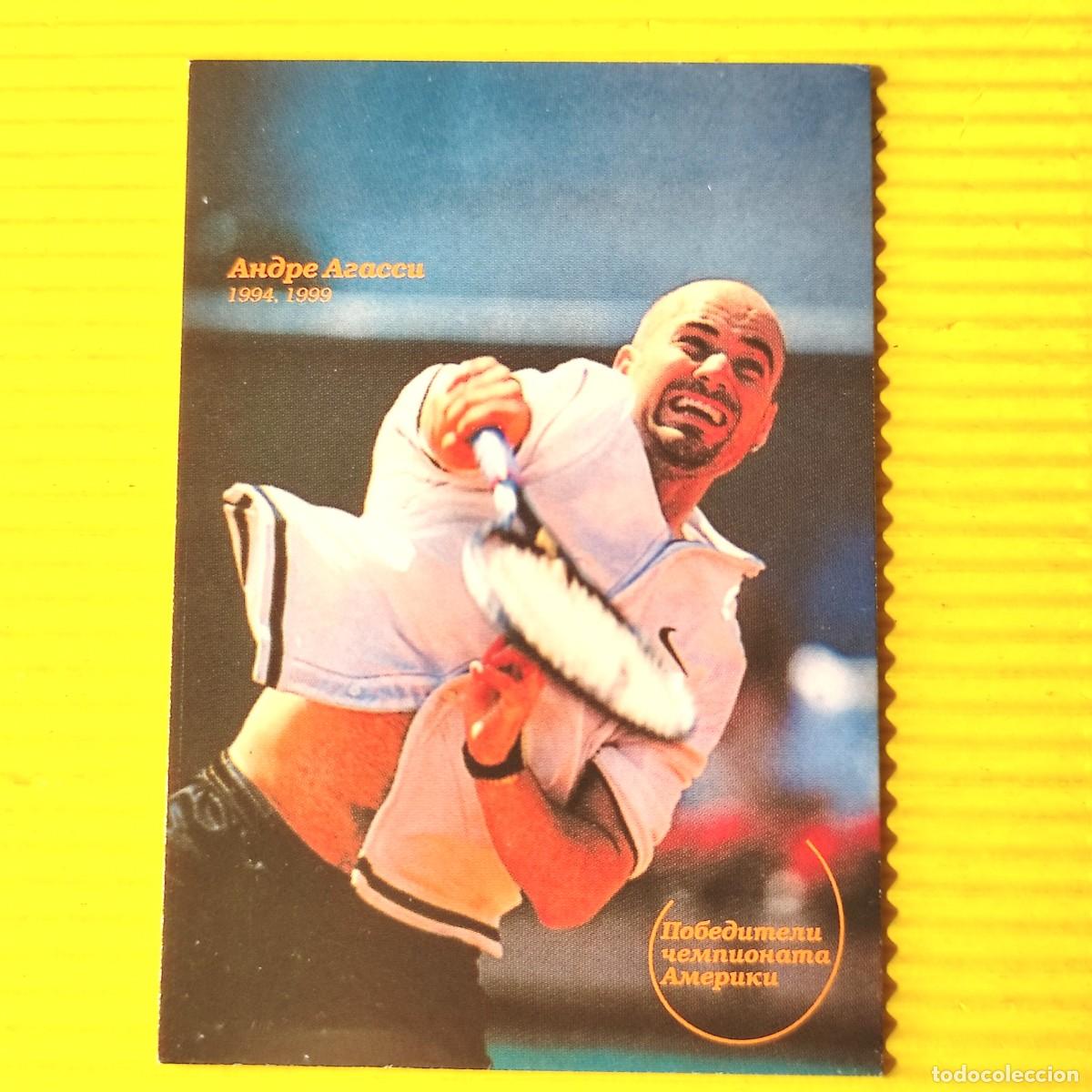 Sammeln von Kalendern: CALENDARIO TENIS ** GANADORES WIMBLEMDON ** ANDRE AGASSI * 2001 * RUSIA* B5