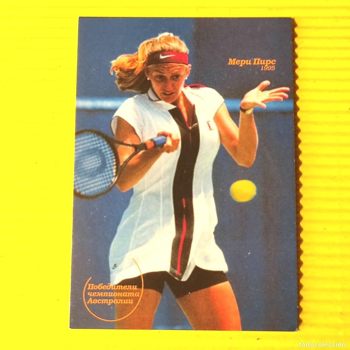 Sammeln von Kalendern: CALENDARIO TENIS ** GANADORES WIMBLEMDON **MARY PIERCE * 2001 * RUSIA* B5