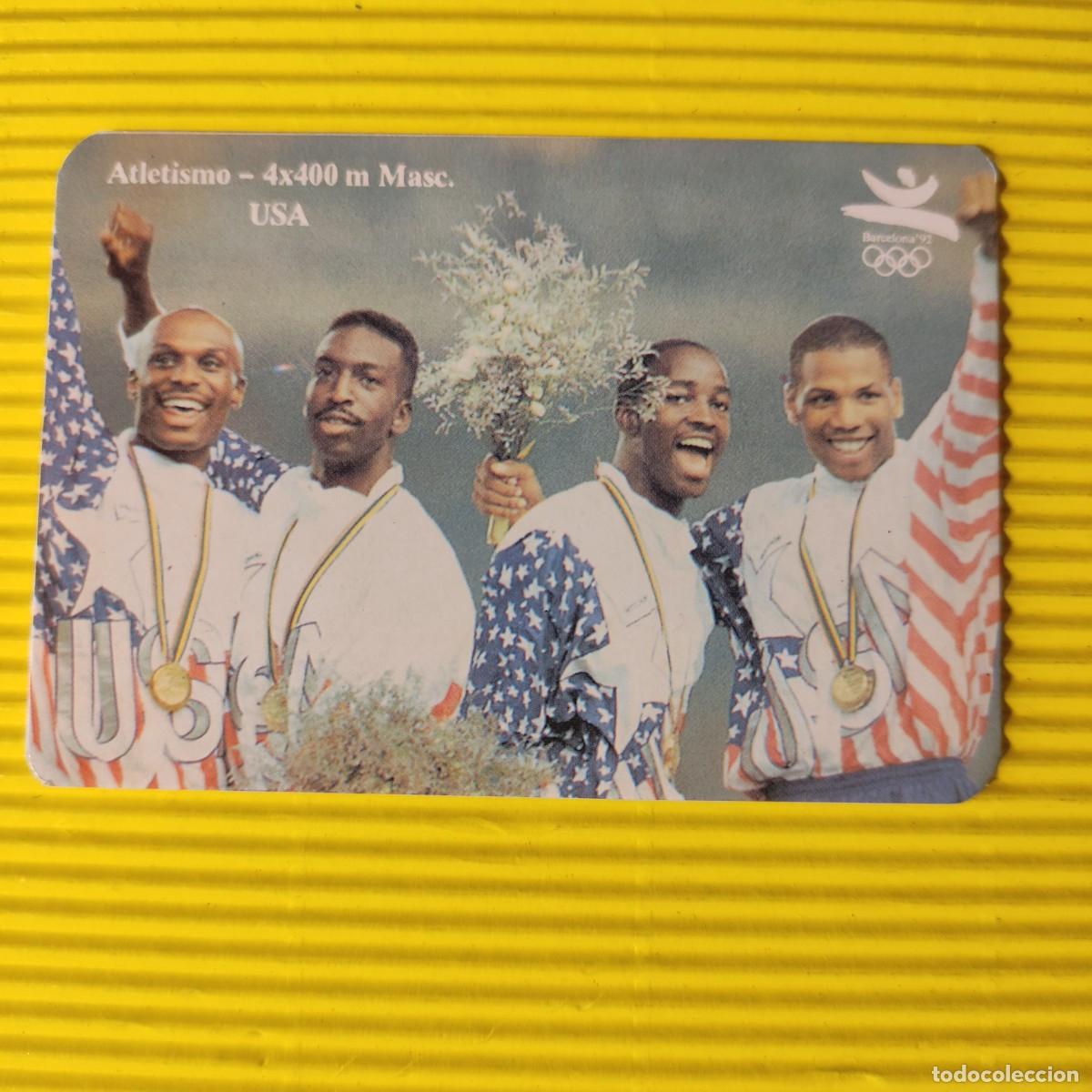 Coleccionismo calendarios: CALENDARIO ATLETISMO * USA * XXV JUEGOS OLIMPICOS * 1993 * PORTUGAL