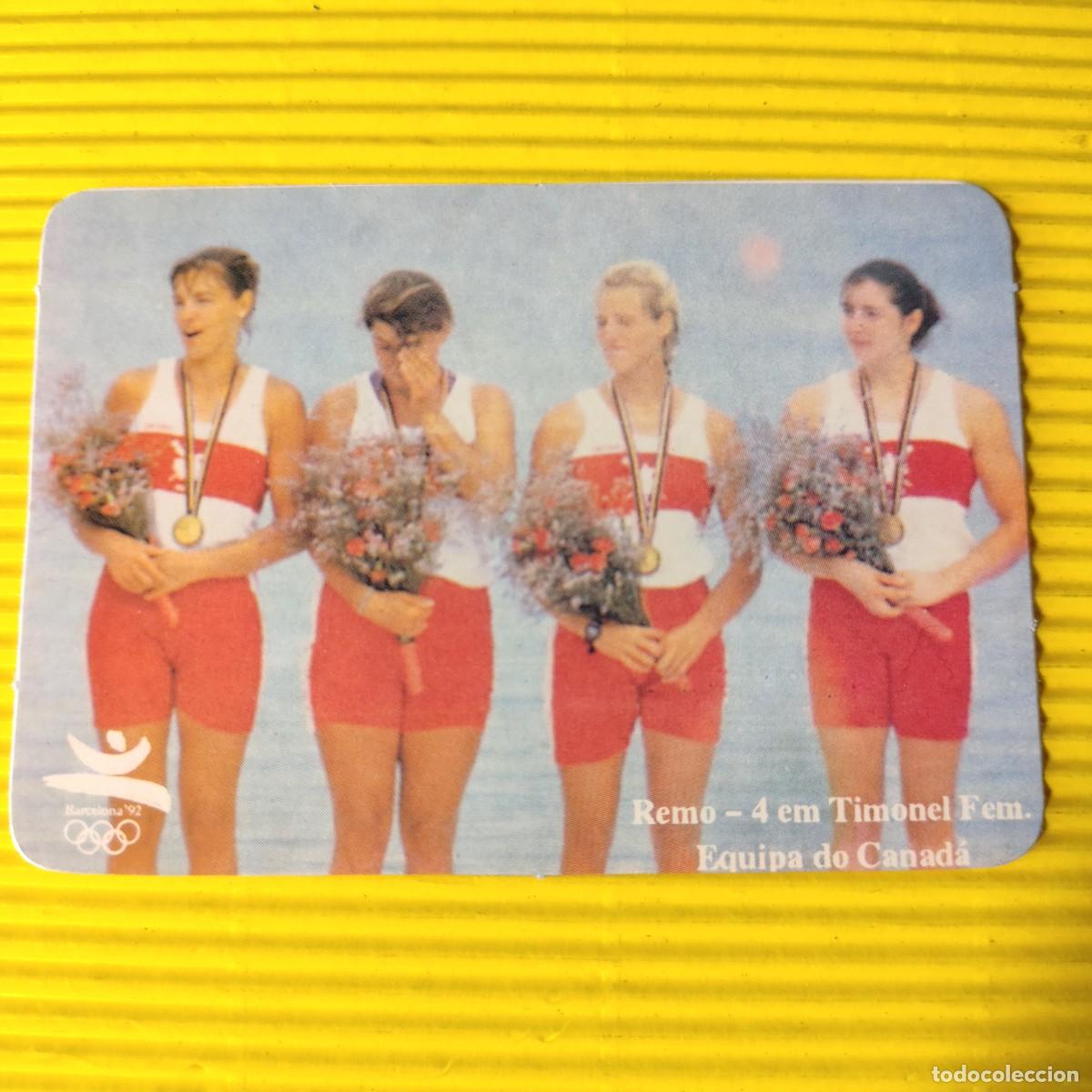 Coleccionismo calendarios: CALENDARIO ATLETISMO * REMO * CANAD&Aacute; * XXV JUEGOS OLIMPICOS 92 ** 1993 * PORTUGAL * B5