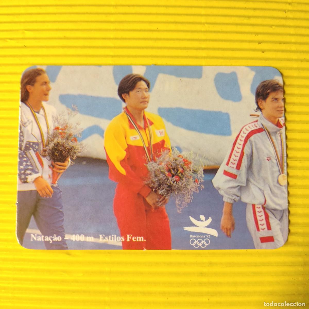 Coleccionismo calendarios: CALENDARIO ATLETISMO *NATACION *ESTILOS FEMENINOS * XXV JUEGOS OLIMPICOS 92 ** 1993 * PORTUGAL * B5