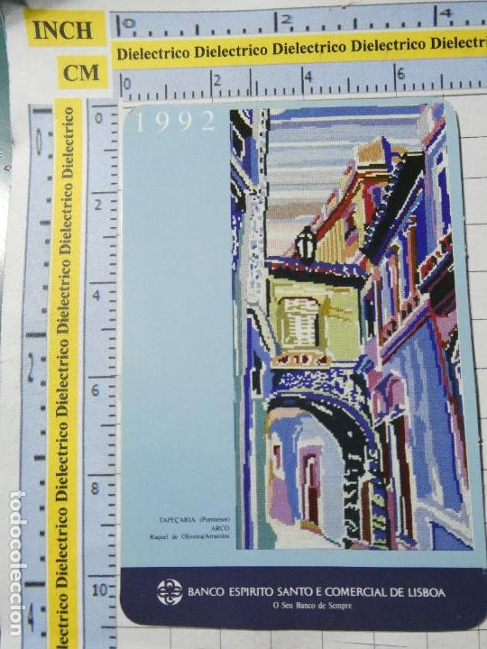 Colecionismo Calend&aacute;rios: CALENDARIO DE BOLSILLO. BANCOS CAJAS DE AHORRO. PORTUGAL A&Ntilde;O 1992 BANCO ESPIRITO SANTO 286