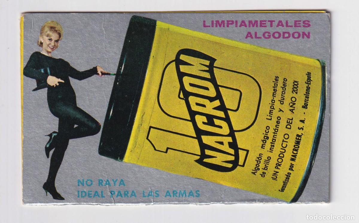 Sammeln von Kalendern: CALENDARIO DE A&Ntilde;O 1966 CON PUBLICIDAD DE NACROM PARA LA LIMPIEZA EN ESPA&Ntilde;OL