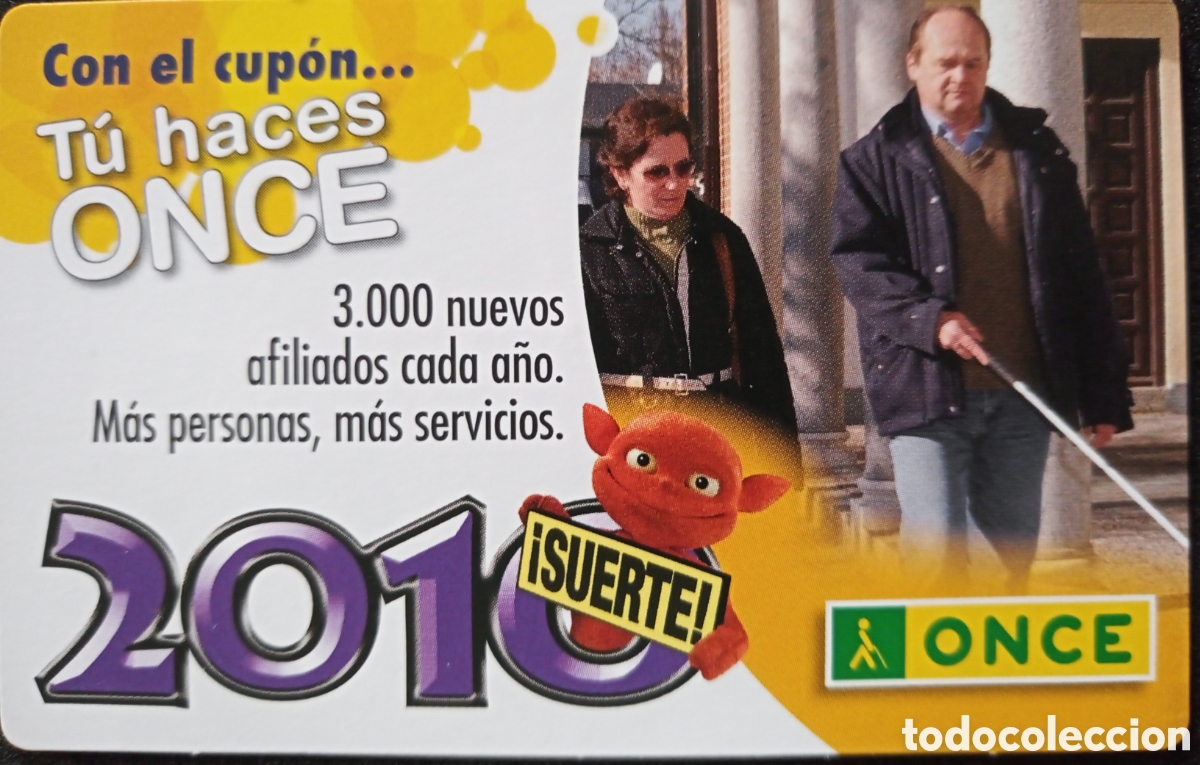 Coleccionismo calendarios: CALENDARIO DE LA ONCE 2010 - Foto 1