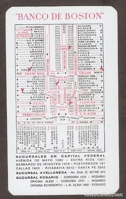 Coleccionismo calendarios: CALENDARIO BOLSILLO ARGENTINA A&Ntilde;O 1976 BANCO DE BOSTON - SUCURSAL BUENOS AIRES - VER FOTO REVERSO