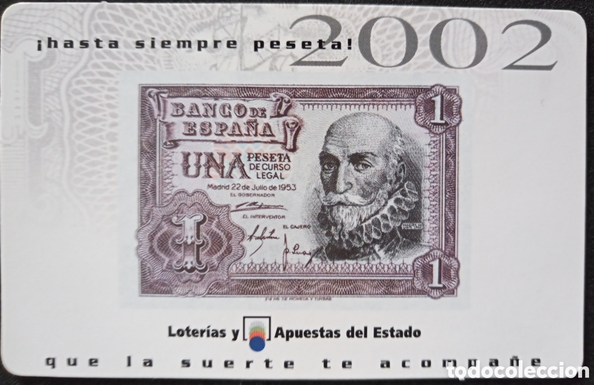 Colecionismo Calend&aacute;rios: CALENDARIO LOTER&Iacute;AS Y APUESTAS DEL ESTADO 2002