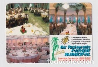 Collectionnisme Calendriers: CALENDARIO DE A&Ntilde;O 2001 / 02 CON PUBLICIDAD DE BAR RESTAURANTE ELCHE EN ESPA&Ntilde;OL