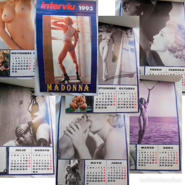 Coleccionismo Calendarios: CALENDARIO MADONNA 1993. INTERVIU