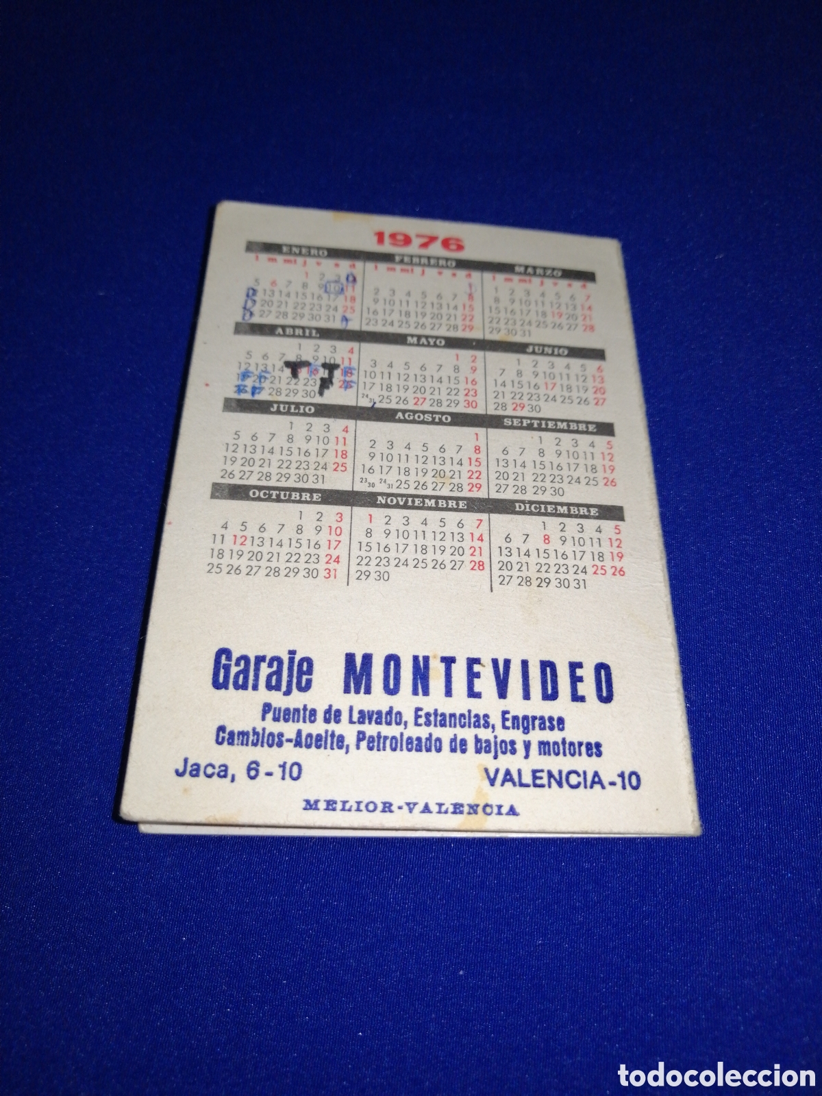 Coleccionismo calendarios: GARAJE MONTEVIDEO A&Ntilde;O 1976 - Foto 3