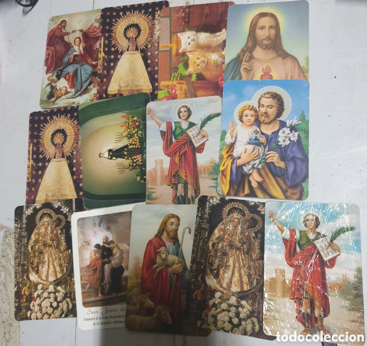 Coleccionismo calendarios: Lote 28 calendarios religiosos. 1980-2009
