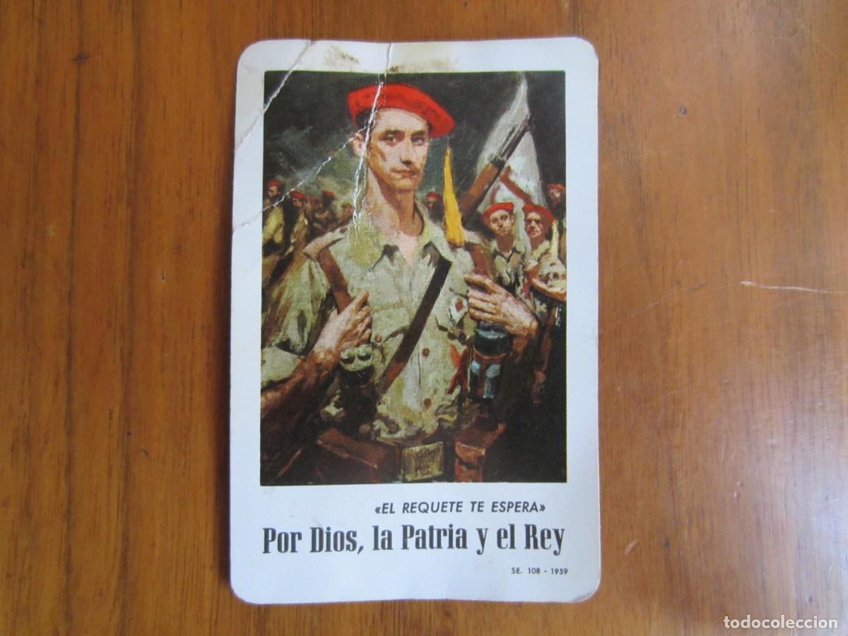 Coleccionismo calendarios: CALENDARIO FOURNIER-POR DIOS LA PATRIA Y EL REY-DEL 1962 VER FOTOS