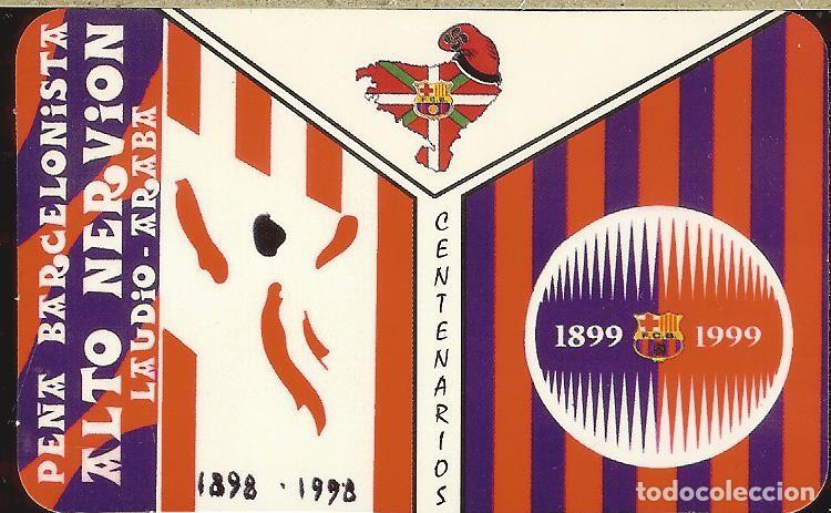 Coleccionismo Calendarios: CALENDARIO DE PUBLICIDAD - 1999 - F&Uacute;TBOL - BARCELONA - PE&Ntilde;A BARCELONISTA ALTO NERVI&Oacute;N
