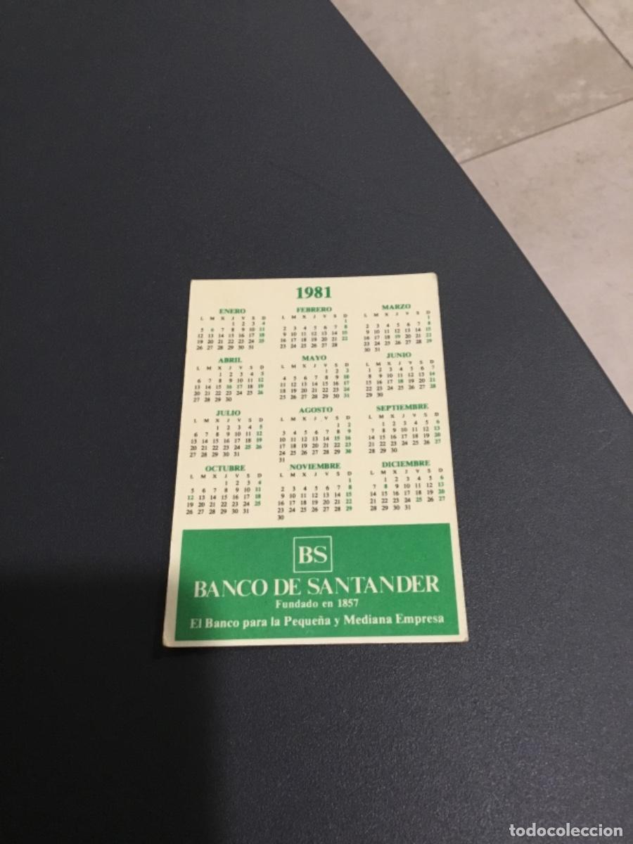 Coleccionismo calendarios: Calendario banco de santander 1981 - Foto 2