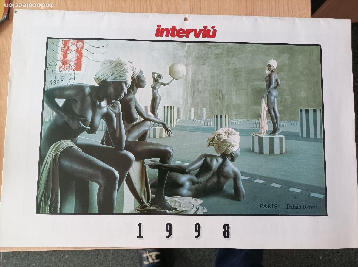 Coleccionismo calendarios: calendario interviu 1998 - Foto 1