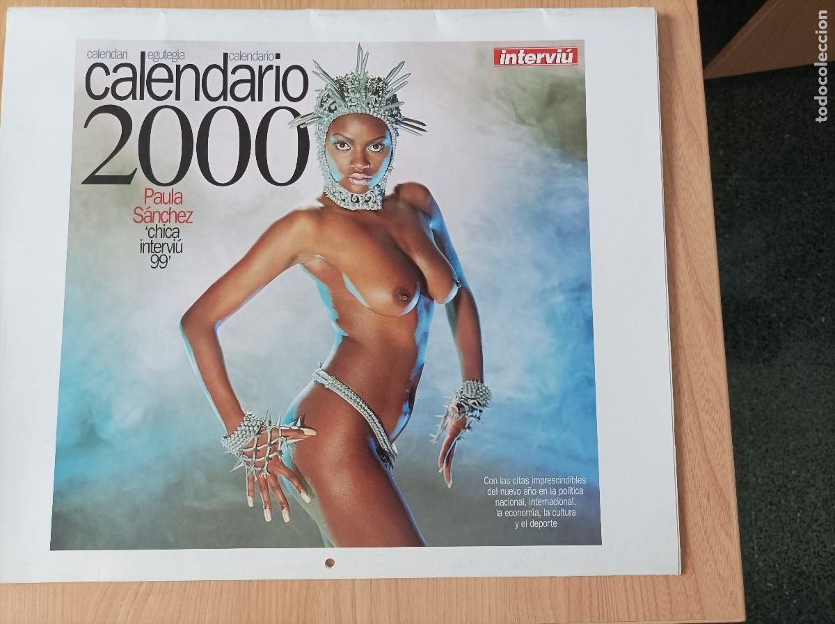Coleccionismo calendarios: calendario interviu 2000 - Foto 1
